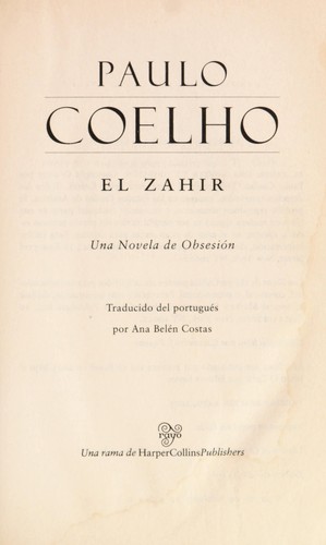 El Zahir (Spanish language, 2005, Rayo)