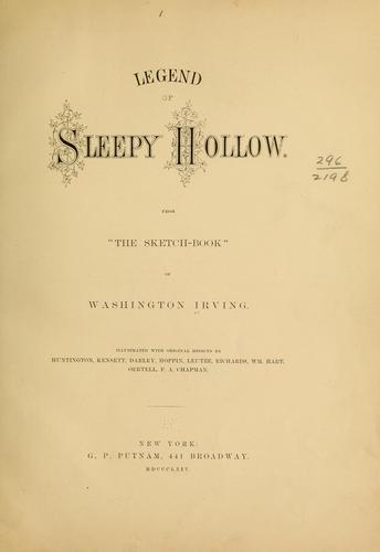 Legend of Sleepy Hollow (1864, G.P. Putnam)