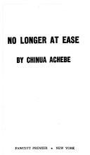 No Longer at Ease (1982, Fawcett)