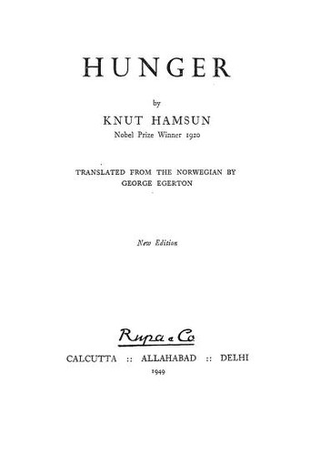 Hunger (1949, Rupa & Co.)