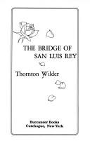 Bridge of San Luis Rey (1991, Buccaneer Books)