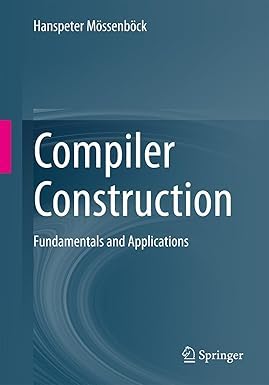 Compiler Construction (Hardcover, 2025, Springer)