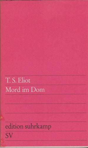 Mord im Dom (Paperback, German language, 1968, Suhrkamp Verlag)