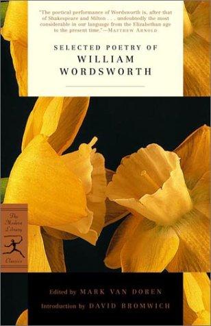 Selected poetry of William Wordsworth (2002, Modern Library)