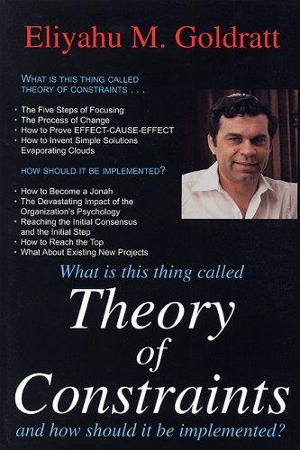 Theory of Constraints and How It Should Be Implemented (Paperback, 1994, Gower Publishing Ltd)