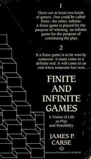 Finite and infinite games (1987, Ballantine Books)