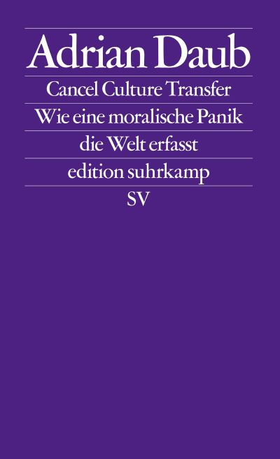 Cancel Culture Transfer (EBook, Deutsch language, 2022, Suhrkamp Verlag)