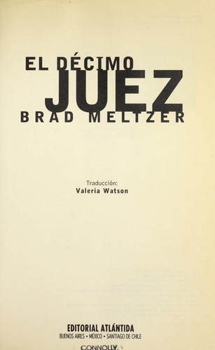 El Decimo Juez (Paperback, Spanish language, 1998, Atlantida)