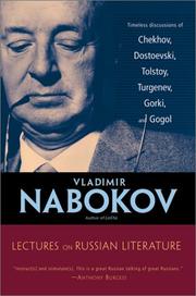 Lectures on Russian Literature (2002, Harvest/HBJ Book)