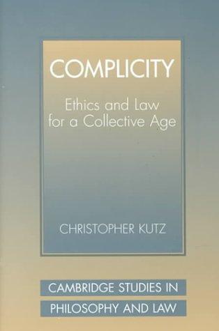 Complicity (Hardcover, 2000, Cambridge University Press)