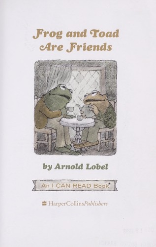 Frog and toad are friends (Paperback, 1970, HarperCollins Publishers)