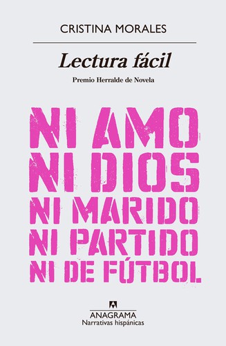 Lectura fácil (2020, Anagrama)