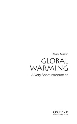 Global warming (2009, Oxford University Press)