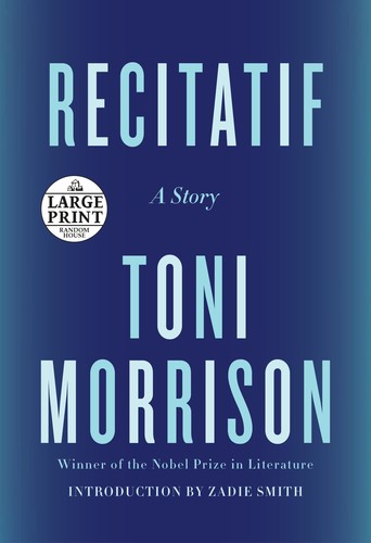 Recitatif (Paperback, 2022, Random House Large Print)