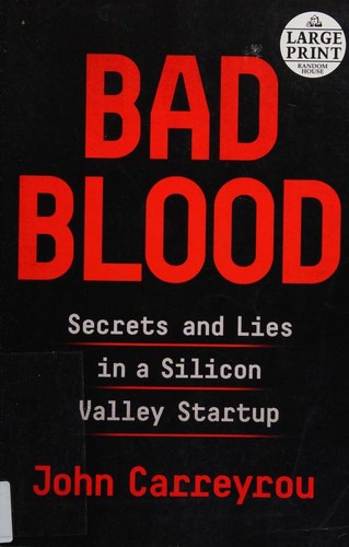 Bad blood (Paperback, 2018, Random House Large Print)