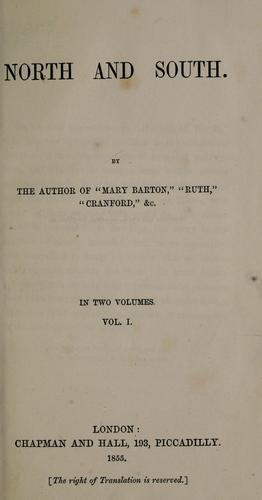 North and south (1855, Chapman and Hall)