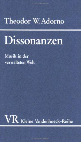 Dissonanzen (Paperback, German language, 1991, Vandenhoeck & Ruprecht)
