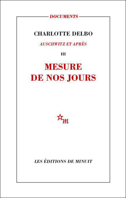 Mesure de nos jours (EBook, français language, 2013, Minuit)