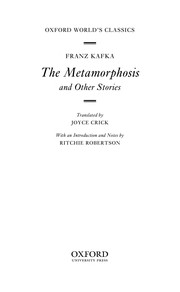 The metamorphosis and other stories (2009, Oxford University Press)