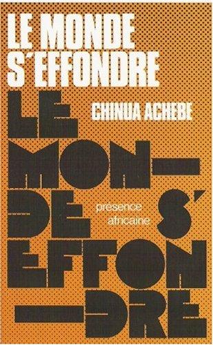 Le monde s'effondre (French language, 2004, Présence africaine)