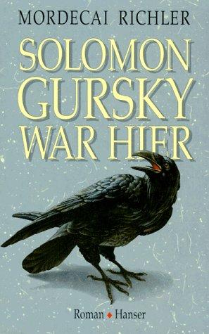 Solomon Gursky war hier (Hardcover, German language, 1992, Carl Hanser)