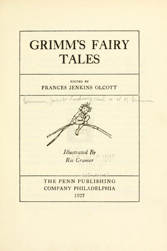 Grimm's fairy tales (1922, Hampton)