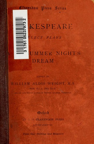 A Midsummer Night's Dream (1888, Clarendon Press)