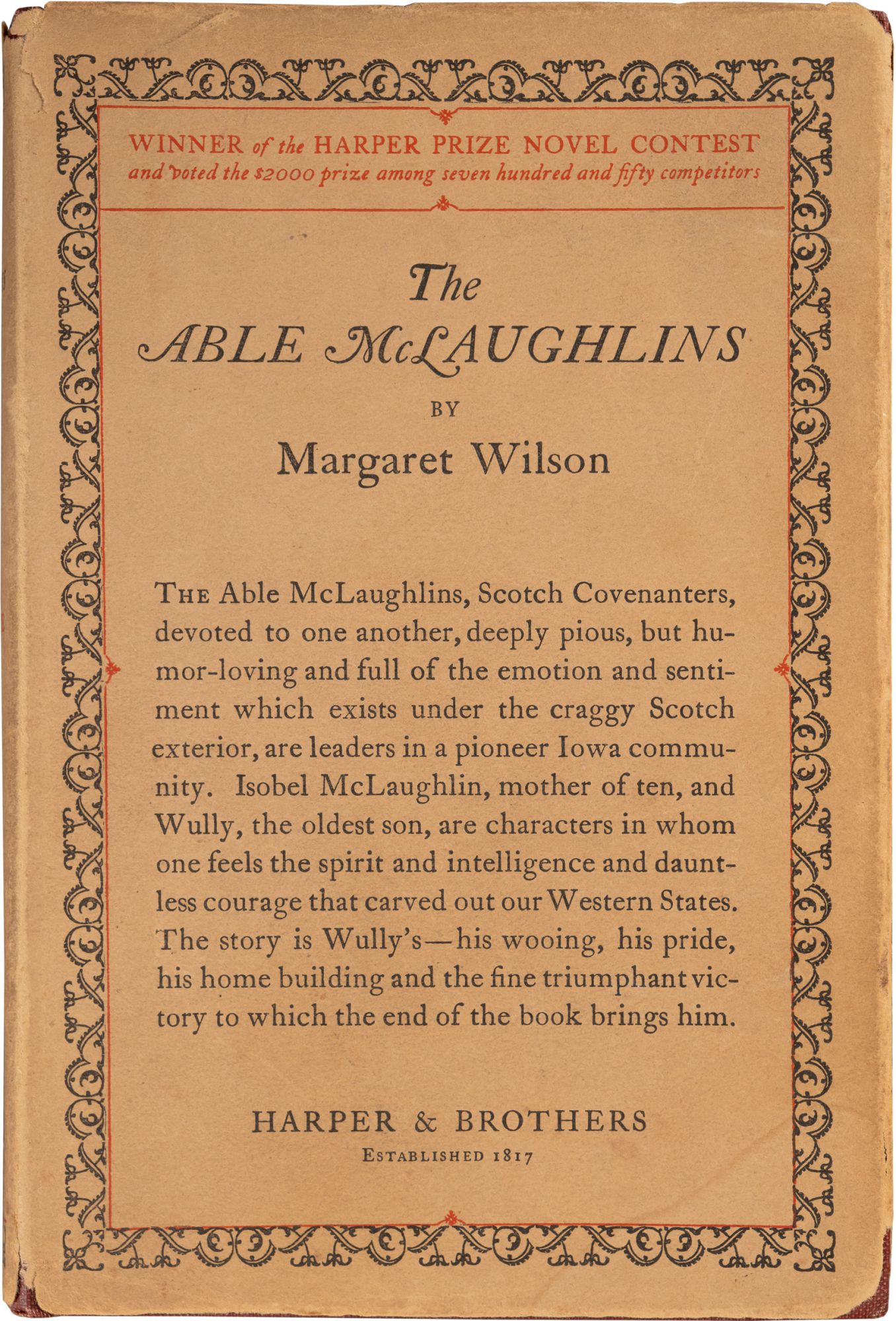 The Able McLaughlins (Hardcover, 1923, Harper & Brothers)