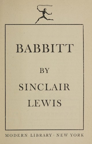 Babbitt (1922, Modern library)