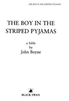 Boy in the Striped Pajamas (Paperback, 2007, David Fickling Books)