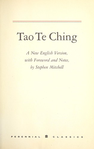 Tao te ching (2000, HarperCollins)