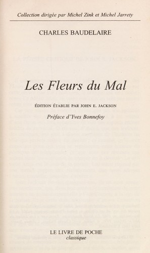 Les Fleurs du mal (French language, 1983, Livre de Poche)