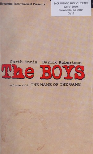 Boys Vol. 1 (2008, Dynamic Forces, Incorporated DBA Dynamite Entertainment)