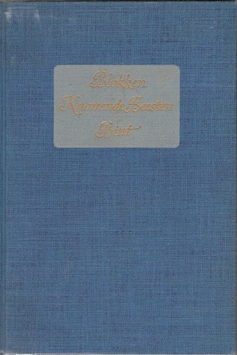 Blokken, Knorrende beesten, Bint (Hardcover, Dutch language, 1949, Nijgh & Van Ditmar)