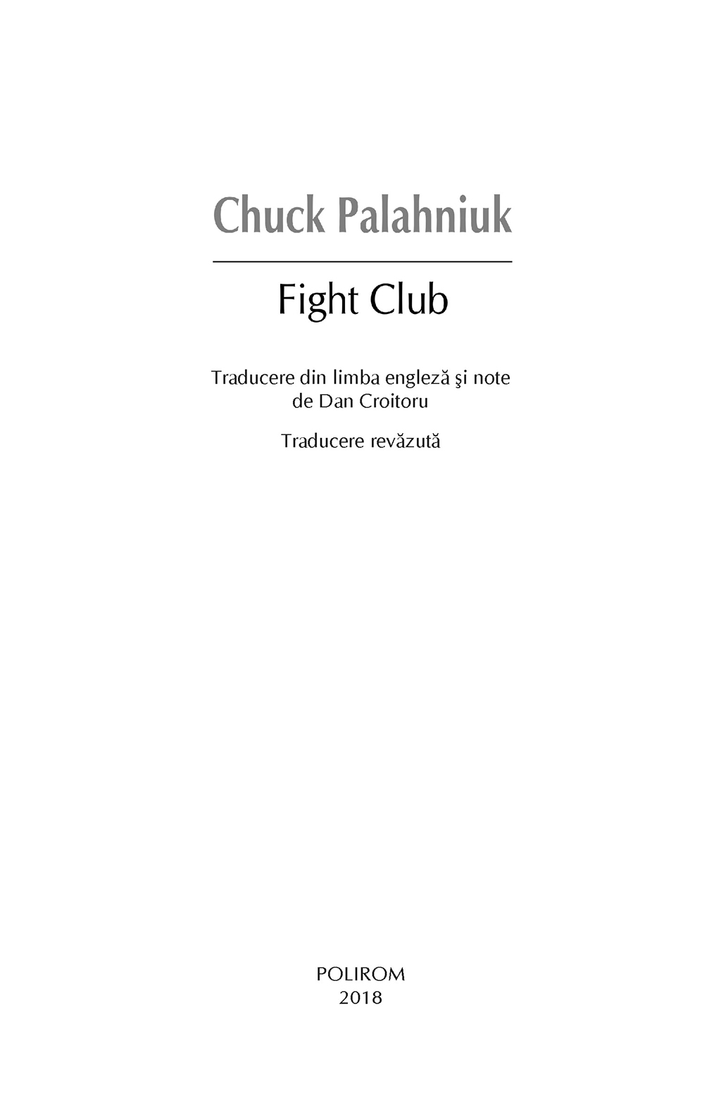 Fight Club (Paperback, French language, 1999, Gallimard)