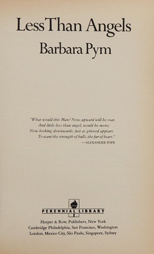 Less than angels (1987, Perennial Library)