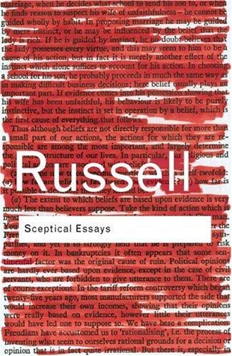 Sceptical Essays (Routledge Classics) (2004, Routledge)