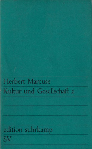 Kultur und Gesellschaft 2 (German language, 1968, Suhrkamp Verlag)