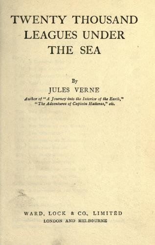 Twenty thousand leagues under the sea (1900, Ward, Lock & Co.)