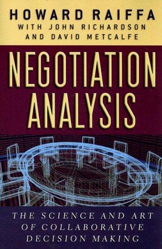 Negotiation Analysis (Paperback, 2007, Belknap Press)