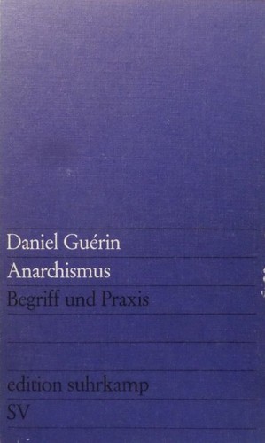 Anarchismus (German language, 1979, Suhrkamp Verlag)
