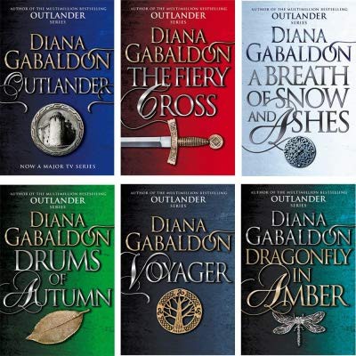 Outlander Series 1 Diana Gabaldon Collection 6 Books Set Drums Of Autumn, Fiery (Paperback, 2018, Arrow)