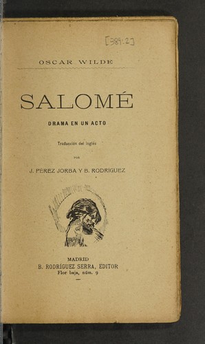 Salomé (Spanish language, 1900, B. Rodríguez Serra)