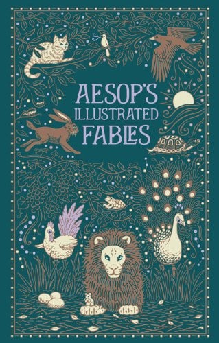 Aesops Illustrated Fables  by Aesop  Leather Bound (Hardcover, 2013, Barnes & Noble, Barnes & Noble Inc)