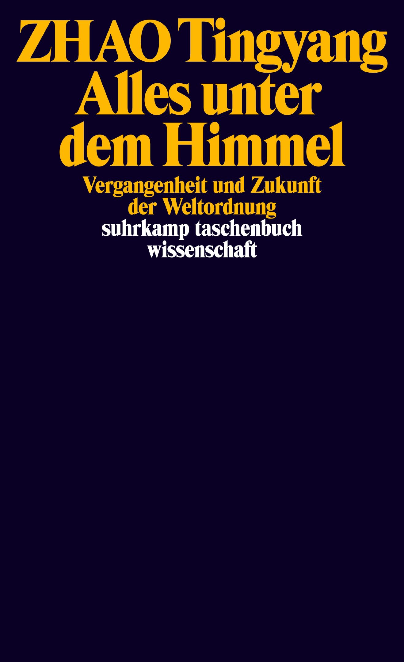 Alles unter dem Himmel (German language, Suhrkamp)