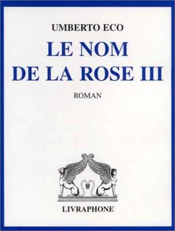 Le Nom de la rose (French language, 2000, Livraphone)