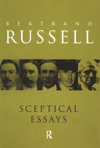 Sceptical Essays (1988, Routledge)