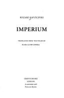 Imperium (1994, Granta in association with Penguin)