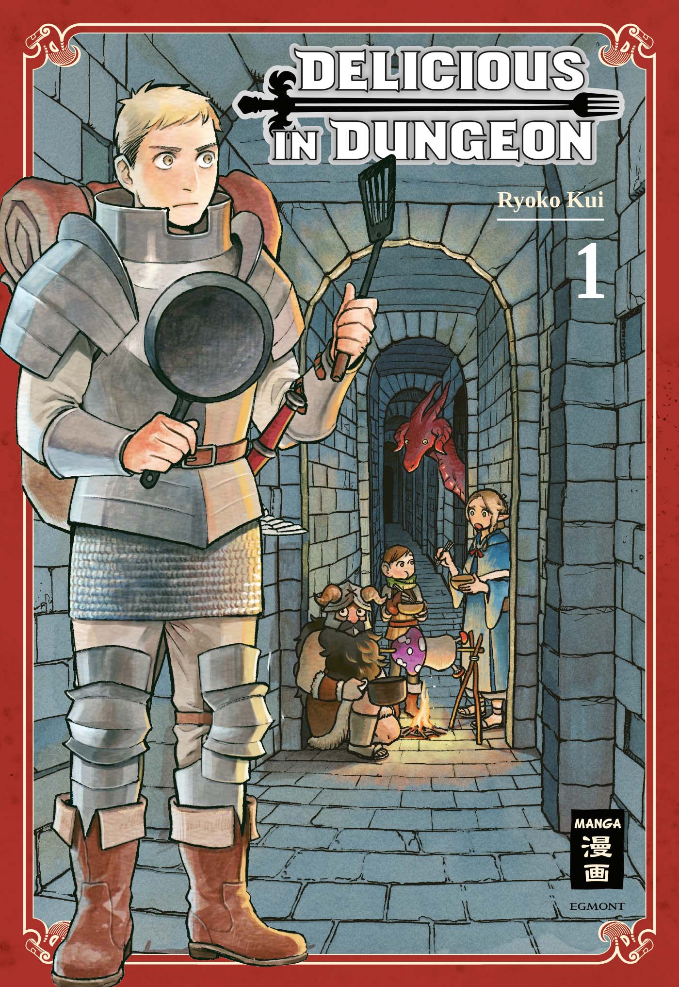 Delicious in Dungeon 01 (Paperback, deutsch language, 2023, Egmont Manga)