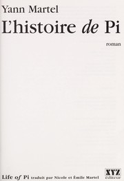 L' histoire de Pi (French language, 2006, XYZ éditeur)